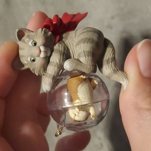 Mischievous Kittens, 3rd in Series, Hallmark Christmas Cat Ornament